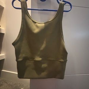cropped lululemon tank top